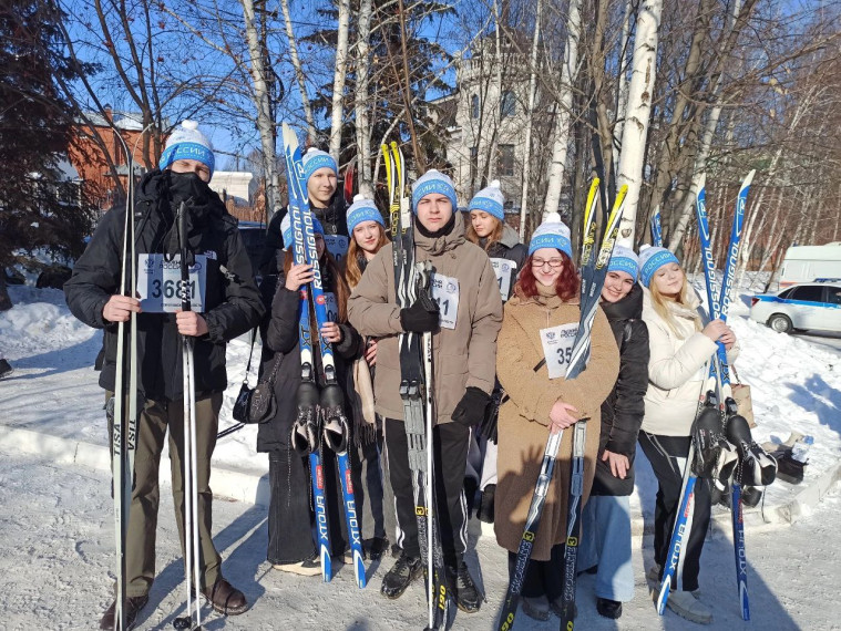 Лыжня России.